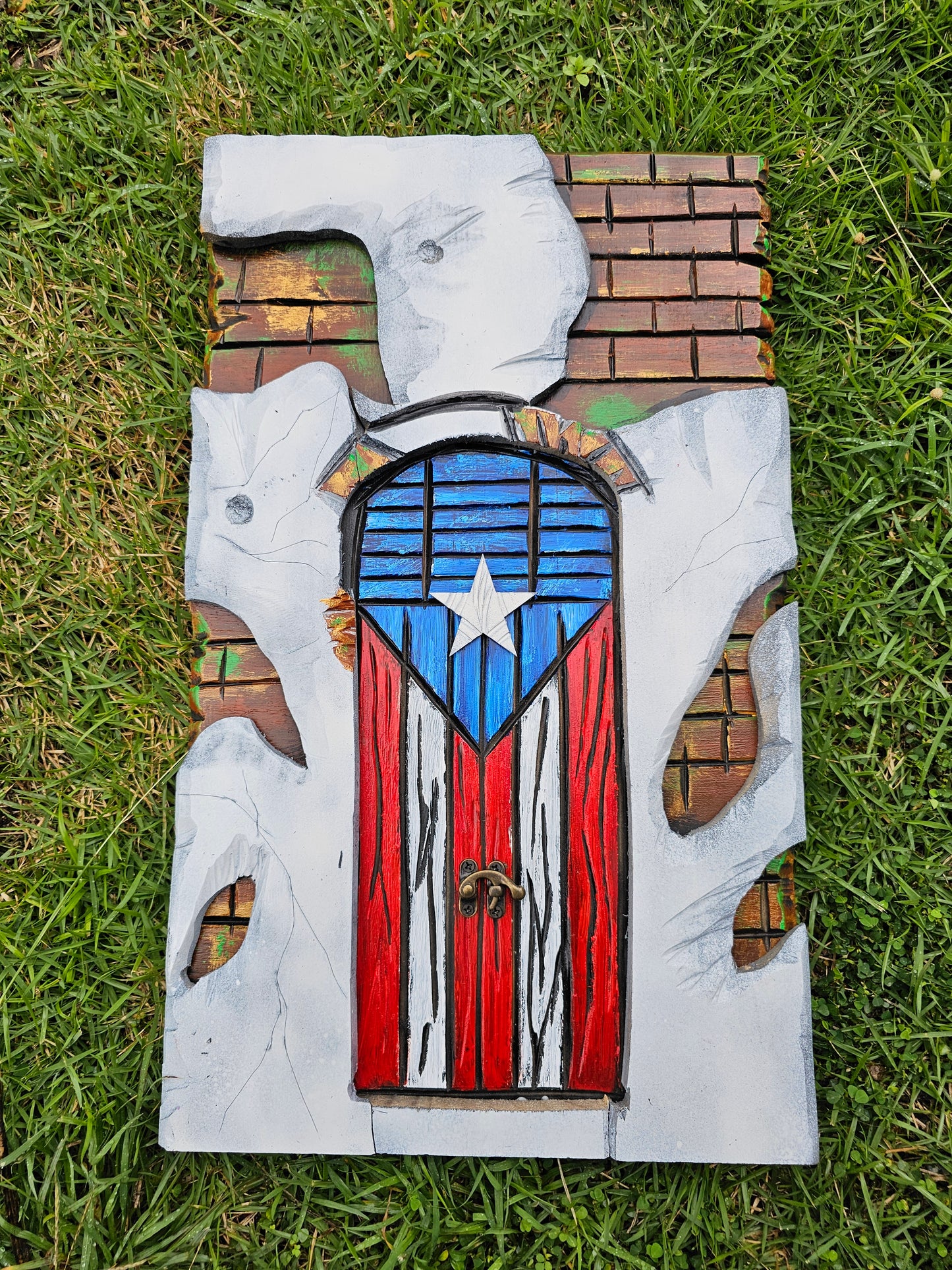 A. Bandera Puerta del Viejo San Juan 12" x 24"