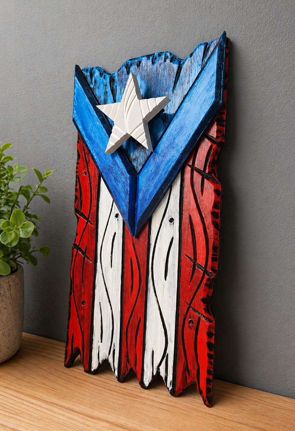 Bandera Boricua 12" x 24"