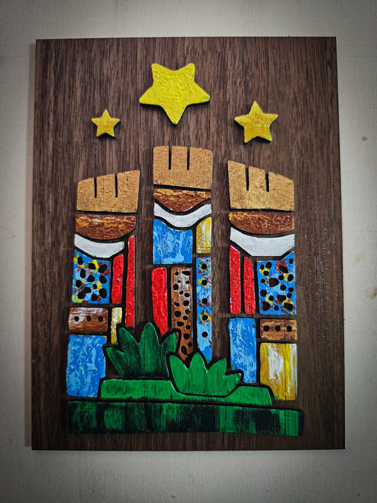 A. Reyes Boricuas 5" x 6.5"