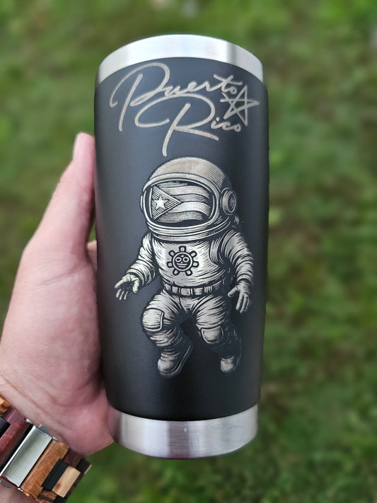 A. Tumbler 20 oz Astronauta Boricua