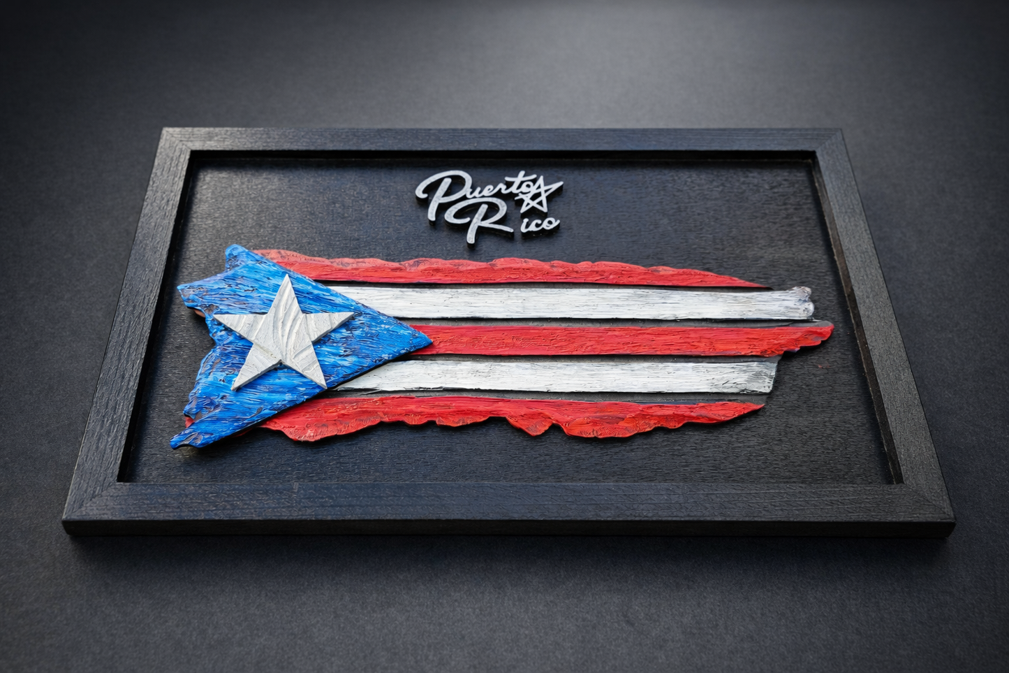 A. Mapa Puerto Rico, 8" x 12"