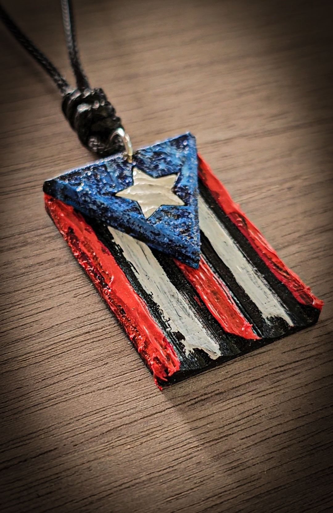 A. Collar Bandera Boricua "1 x "1.50